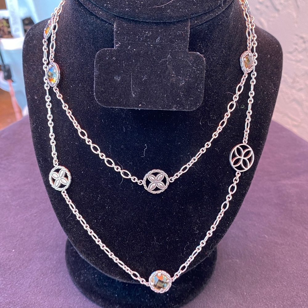 Designer JOHN HARDY 18K Gold & Sterling Silver Citrine Batu KAWUNG NECKLACE, 35"
